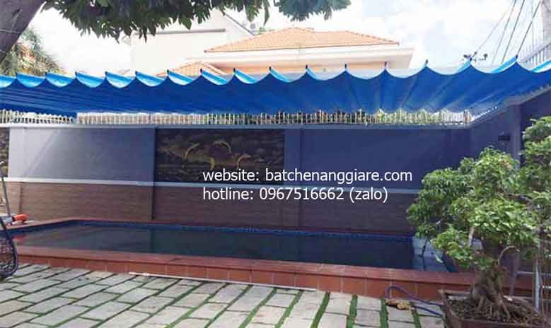 bạt xếp lớp lượn sóng che nắng mưa tại đắk Lắk