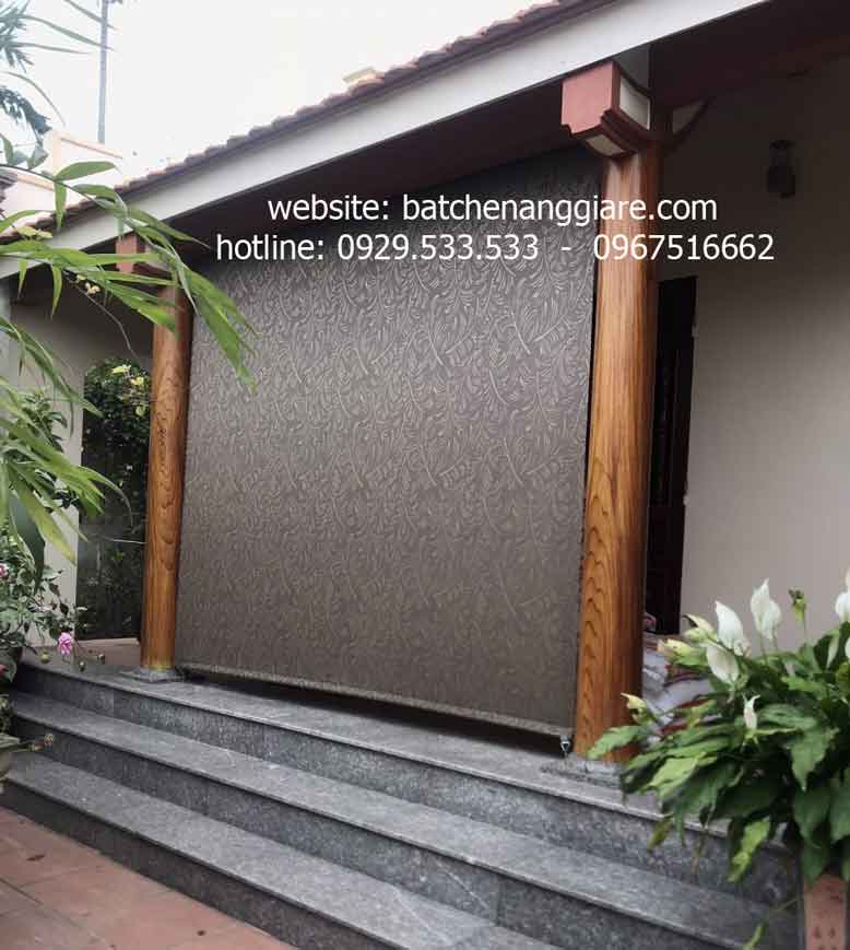 Hình ảnh bạt che nắng mưa tự cuốn.