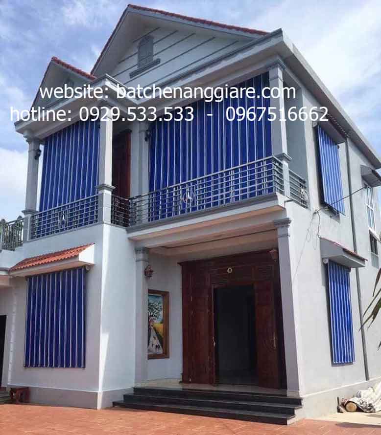 Hình ảnh bạt che nắng mưa tự cuốn.