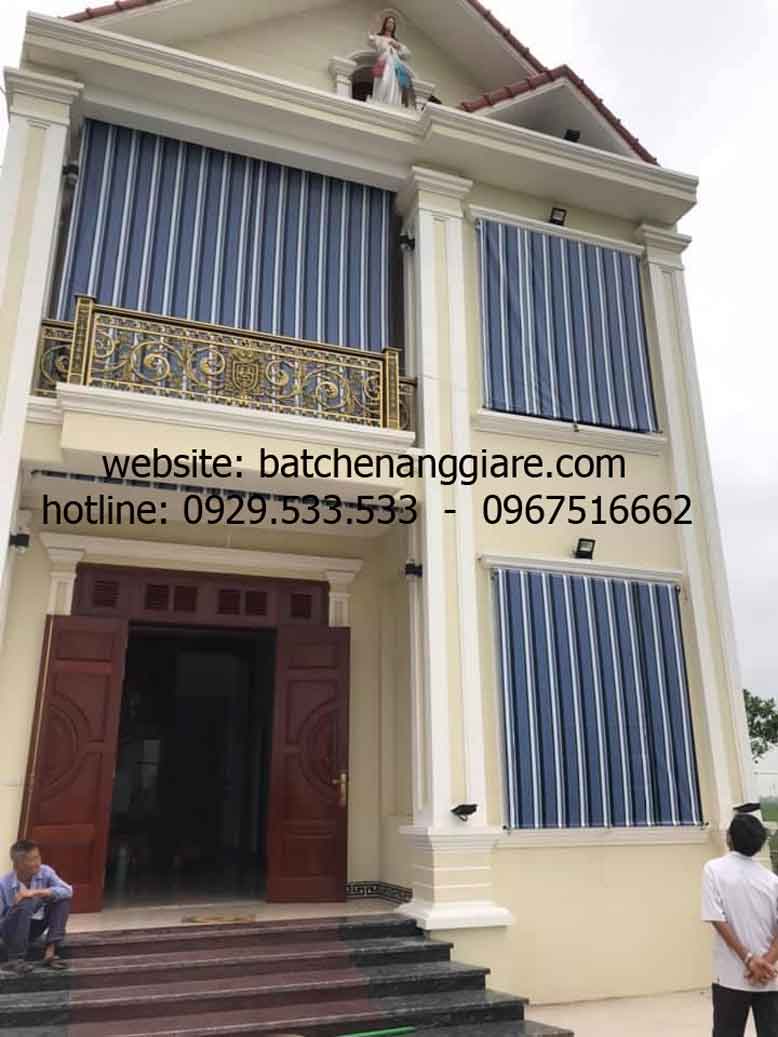 bạt che nắng mưa ban công tự cuốn tại quốc oai